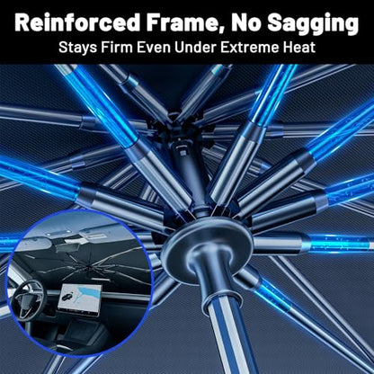 Car Windshield Sun Shade Umbrella for Volkswagen Atlas Cross Sport 2020