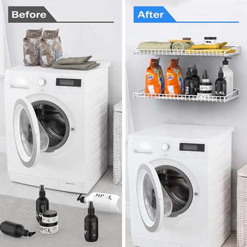 2 Pack Wall Mounted Storage Shelves