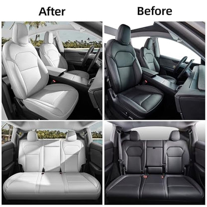 Seat Cover for Tesla Model Y Juniper 2025 2026 Compatible Airbag (14 Count)