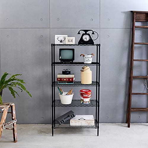 5 Tier Wire Shelving Unit Storage Rack