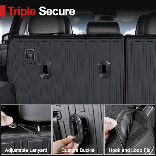 Kick Mats Backrest Mats for Hyundai Santa Fe 2026 2025 2024