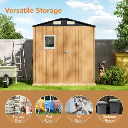 6X4FT Garden Storage Shed