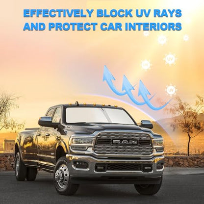 Foldable Front Windshield Sunshade Fit for Dodge RAM 2500 3500 2010