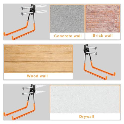 Heavy Duty Garage Hooks for Hanging (2 Count)