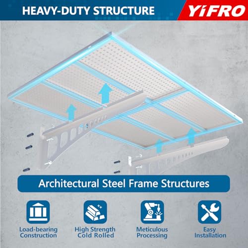 2 Pack 2x3ft Heavy Duty Garag e Wall Shelving (24 System)