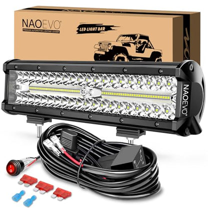 12 Inch LED Light Bar with Wiring Harness
