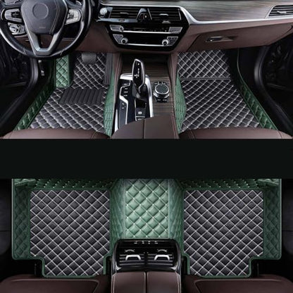 Car Floor Mat Fit 99% Sedans Sports Cars Luxury Custom Car Mats for SUV Women Leather Automotive Floor Mats All Weather Car Mats Diamond Floor Mats for Trucks
