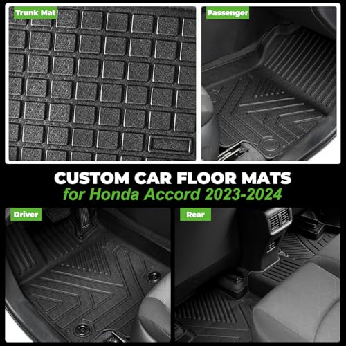 Floor Mats & Cargo Liner Custom Fit for Honda Accord