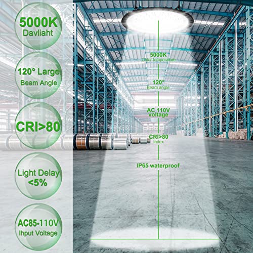 5 PACK 300W UFO LED High Bay Light (5 Count)