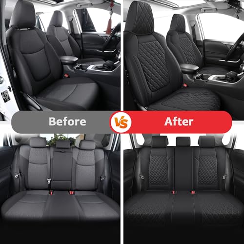 RAV4 Seat Covers Full Set Fit for 2019