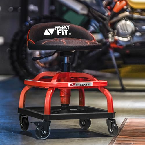 Rolling Shop Stool with Wheels