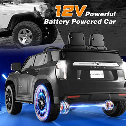 Ride on Car 12V Licensed Chevrolet Tahoe Battery Powered Electric Vehicle w