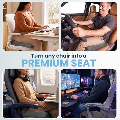Extra Large Gel & Memory Foam Seat Cushion