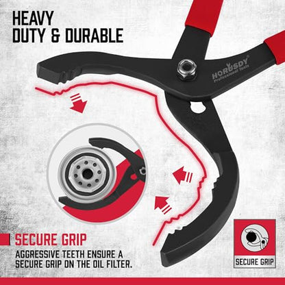 12" Adjustable Oil Filter Pliers