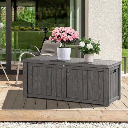 150 Gallon Outdoor Storage Box for Patio Furniture