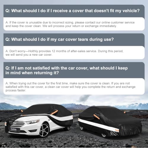 10 Layers Sedan Car Cover Custom Fit for Ford Taurus