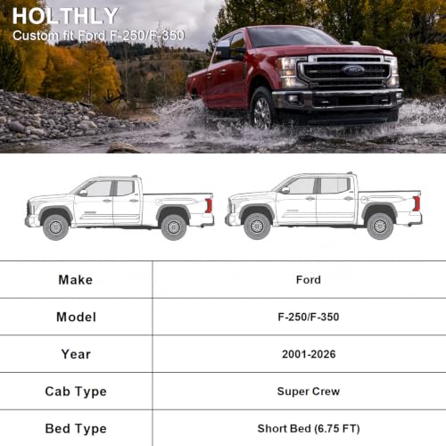 10 Layers Truck Cover Waterproof All Weather Custom Fit Ford F