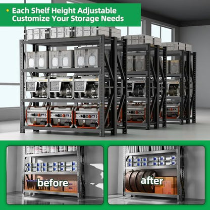 3000LBS Heavy Duty Storage Shelves (4 Count)