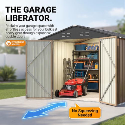 8x10 FT Outdoor Storage Shed