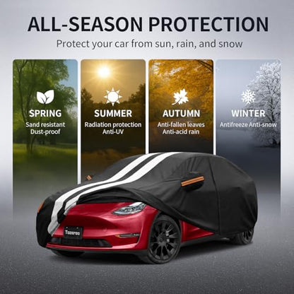 Multi Layer Car Cover Custom Fit for Tesla Model Y