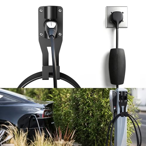 180°Swivel Charging Cable Holder Wall Mount for Tesla Charger