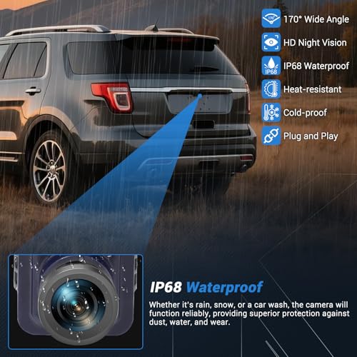 EB5Z-19G490-A Rear View Backup Camera HD Night Vision Waterproof