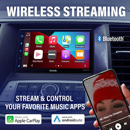 DD999ACPW Wireless Apple CarPlay Android Auto Car Multimedia Player