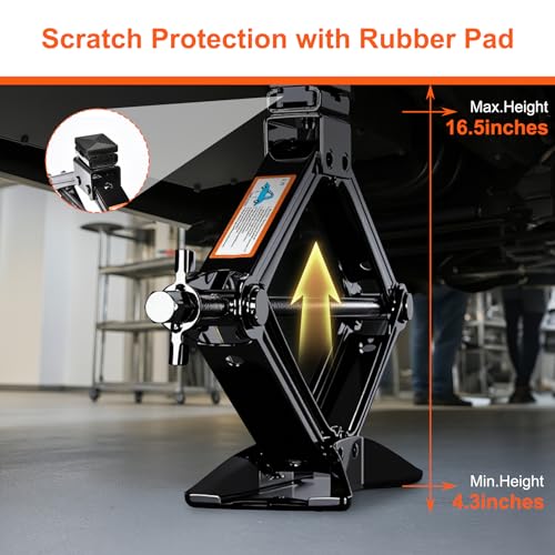 2.5T Scissor Jack Car Tire Changing Emergency Kit