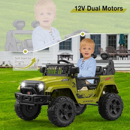 12V Kids Electric Ride On Truck Car w