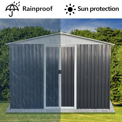 8x10 FT Outdoor Storage Shed