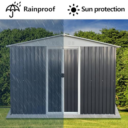 8x10 FT Outdoor Storage Shed