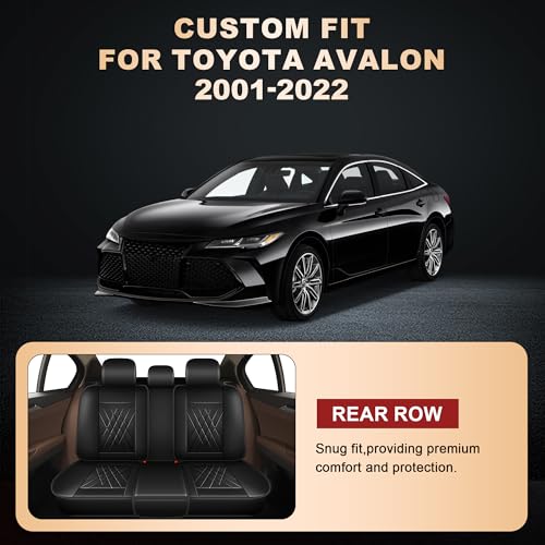 2 Front Car Seat Covers for Toyota Avalon 2001