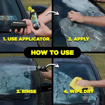 91411 6PK Glass Stripper Water Spot Remover Kit (20.28 Fl Oz)