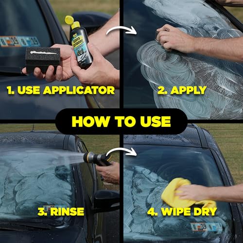 91411 Glass Stripper Water Spot Remover Kit (4 Fl Oz)