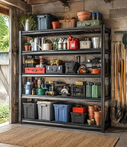Garage Shelving 3000 LBS Adjustable Metal Storage Shelves