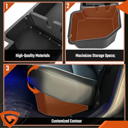Truck Underseat Storage Box Fits for Chevy Silverado 1500 Crew Cab