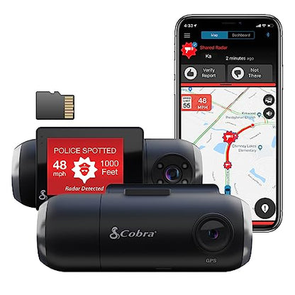Smart Dash Cam with Interior Cam