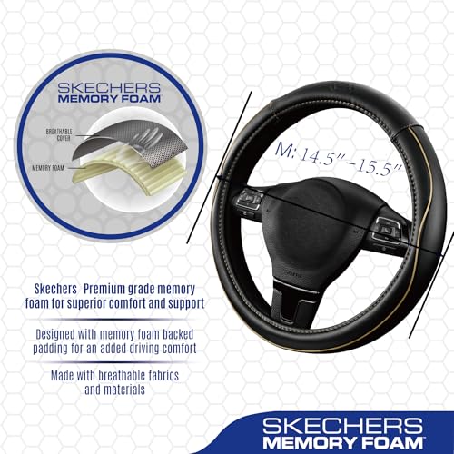Memory Foam Steering Wheel Cover