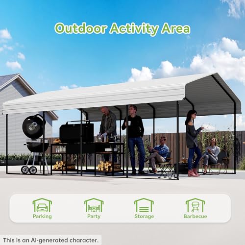 12x20FT Metal Carport
