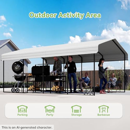 12x20FT Metal Carport