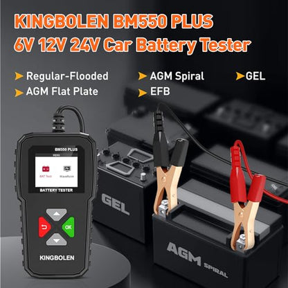 BM550 Plus Car Battery Tester