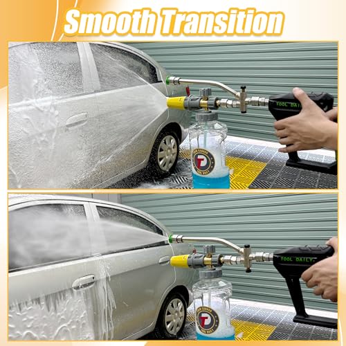 Pressure Washer Foam Cannon with Dual Connector