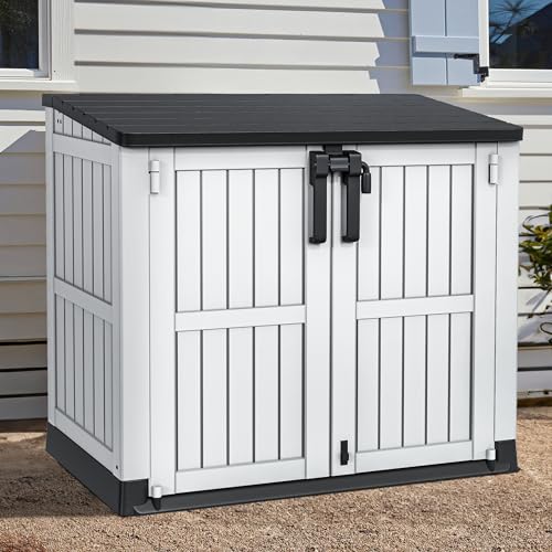 Light Gray Resin Tool Shed