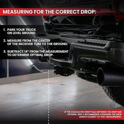 Solid Shank Adjustable Tow Hitch with Tri