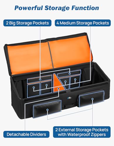 Upgrade Full Size Truck Bed Cargo Box Organizer for Pickup
