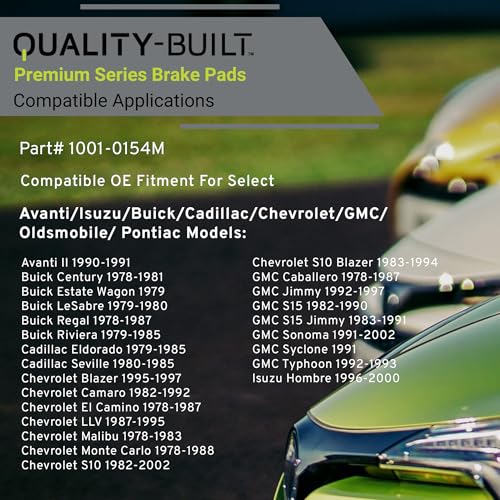 Front Semi Metallic Brake Pads