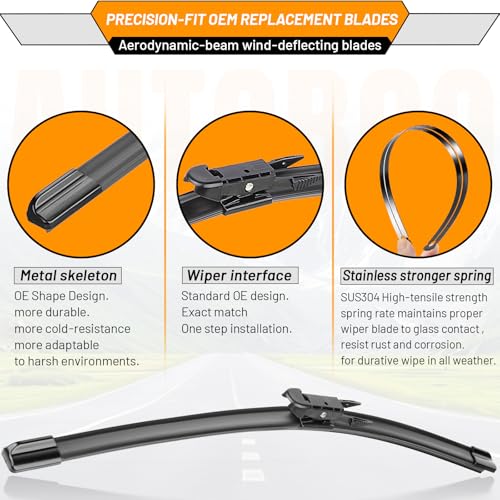 Windshield Wiper Blade Replacement for Ford Focus 2012