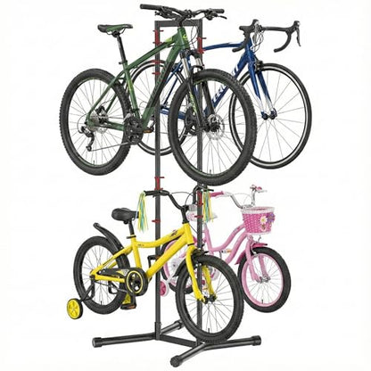 4 Bike Horizontal Storage Rack