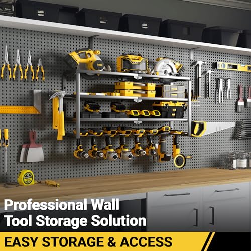 4 Layer Power Tool Organizer Wall Mount