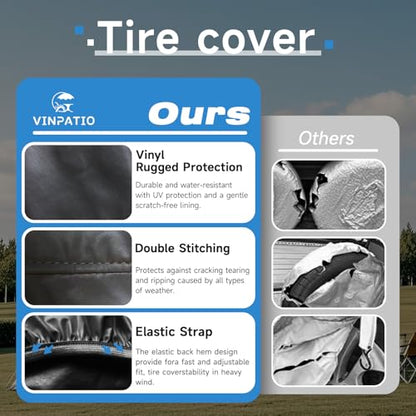 Tire Covers 4 Pack (4 Count)